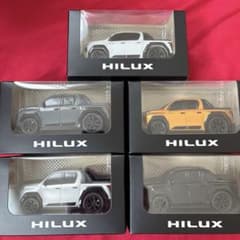 トヨタ ハイラックス プルバックカー 5色セット - メルカリ