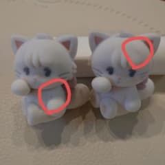 mikko フロッキーフィギュア 猫 2体セットのサムネイル