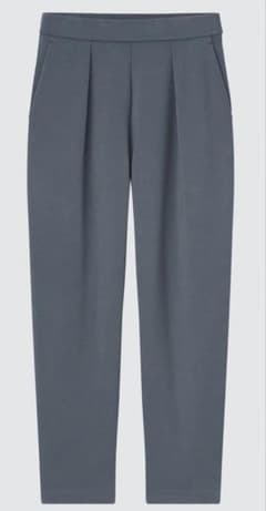 ユニクロ　XL ストレッチダブルフェイスイージーテーパードパンツ 丈標準