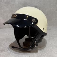 新品 SHORTYモデル ショーティー アイボリー ハーフヘルメット Lサイズ