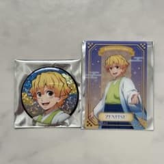 ジャンプフェスタ 我妻善逸 缶バッジ&クリアカード - メルカリ