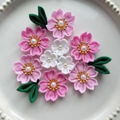 つまみ細工パーツセット桜のサムネイル