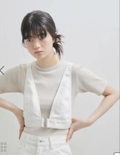 アダムエロペ　ホワイト デニム ブラのサムネイル