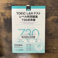 【新品未使用】TOEIC L&Rテスト レベル別問題集730点突破のサムネイル