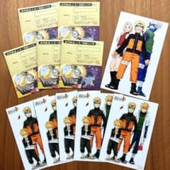 NARUTO 忍登録証 木ノ葉隠れの里 ポストカードセット 原作絵 岸本斉史