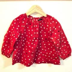 babyGap ドット柄　トップス　長袖 ブラウスのサムネイル