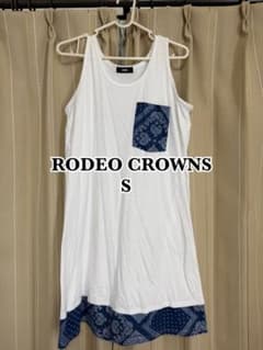 RODEO CROWNS ペイズリー柄 ノースリーブワンピース Sのサムネイル