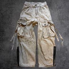 00s フレアカーゴパンツ ワイド ギミック y2k お兄系 グランジ パンク 00s フレアカーゴパンツ ワイド ギミック y2k お兄系 グランジ パンク