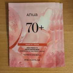 Anua Peach 70 Niacin Serum Mask 3枚のサムネイル