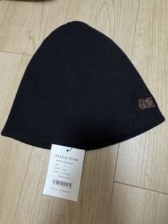 ALEXIA STAM ブラックニット帽 Fサイズ ALEXIA STAM ブラックニット帽 Fサイズ - メルカリ
