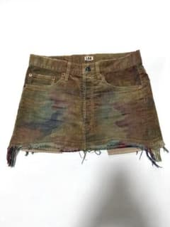 L.G.B. ルグランブルー コーデュロイ 迷彩 ミニスカート アーカイブy2k