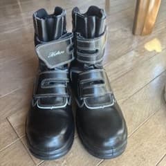 安全靴 ハイカット マジックテープ ブラックのサムネイル