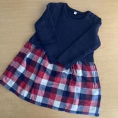 無印良品 切り替えワンピース 100のサムネイル
