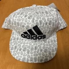 4*♡様 希少！　adidas ヒョウ柄 キャップ 4Lのサムネイル
