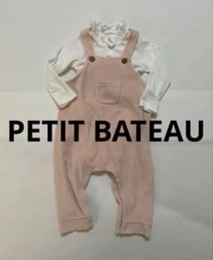 PETIT BATEAU ベビー ロンパース　サロペット　セットのサムネイル