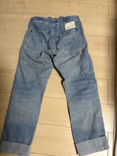 Johnbull サスペンダー付きデニムライトブルー