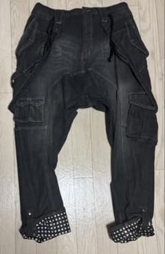 パンツ 00s Y2K PPFM Sarouel Cargo Pants y2k 00s archive PPFM カーゴ ギミック サルエルパンツ 星 - メルカリ
