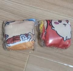 ちいかわ　巾着ポーチ 島二郎&くりまんじゅう&シーサー 2点セットのサムネイル