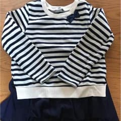 ボーダー切り替えトレーナーsize120のサムネイル