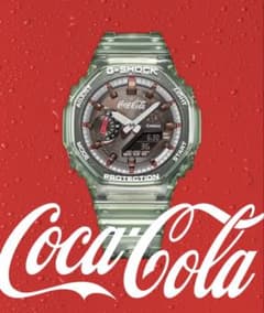 Coca-Cola G-SHOCK 腕時計 透明グリーンのサムネイル