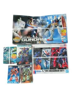 ガンプラ・プラモデル まとめ売り 6点セット メガサイズ ガンダム ドラグナー他 ガンプラ・プラモデル まとめ売り 6点セット メガサイズ ガンダム