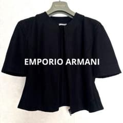EMPORIO ARMANI エンポリオアルマーニ　ノーカラーショートジャケットのサムネイル