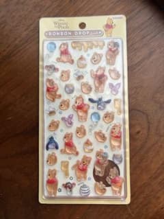 プーさん　ボンボンドロップシール　正規品のサムネイル