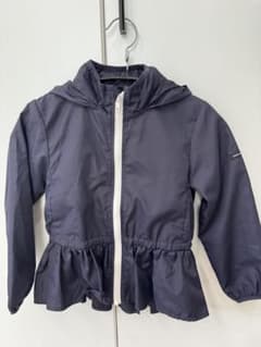 petit main キッズ ペプラム ブルゾン ネイビー 120cmのサムネイル