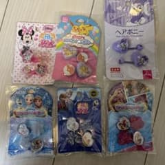 Disneyプリンセス　ポケモン　ヘアゴムセット