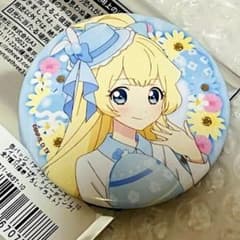 劇場版　アイカツスターズ　白鳥ひめ　ハート缶バッジ アイカツスターズ イースター POPUP アニメセンター 缶バッジ 白鳥ひめ