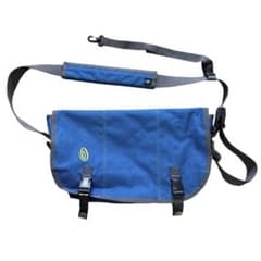 メッセンジャーバッグ TIMBUK2 ブルー 刺繍 リップストップ 古着