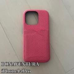 BONAVENTURA iPhone 14 Pro 케이스 핑크