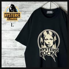 3630M【美品】ヒステリックグラマー☆ヒスガール ROCK Tシャツ 