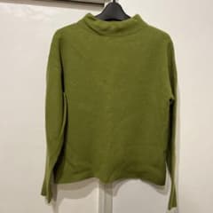 アーバンリサーチ ボトルネックニットFサイズ グリーンのサムネイル