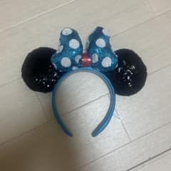 ミニーカチューシャ水色のサムネイル