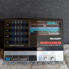 希少 SHARP カセットプレーヤー JC-7 ジャンク品 ブラック - メルカリ
