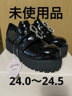 未使用品Bubbles 637 ブラック 厚底シューズのサムネイル