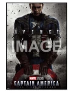 MARVEL一番くじ E賞 ポスター キャプテンアメリカのサムネイル