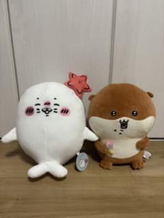 じいさんとアザラシ アザラシ・カワウソBIGぬいぐるみ　2種セット