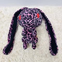 新品　汎用うさぎ チャックスGP ぬいぐるみ ver.2.0 ヒョウ柄　ピンク チャックスGP 汎用うさぎぬいぐるみ【Fantasy Fur variation