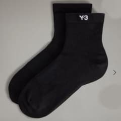未使用Y-3 CL SOCK LO BLACK 28-30