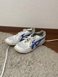 MIZUNO スポーツシューズ ホワイト ブルーのサムネイル