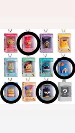 サンリオキャラクターズ ミニフィギュア 4個セットのサムネイル