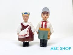 【 ABC -HT-001 】可愛いレトロなロシア民族衣装人形のサムネイル