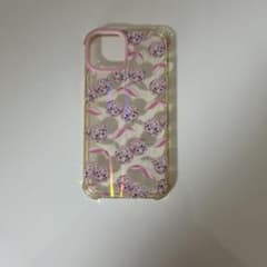 iPhone14用ケース さくらんぼモチーフ - 4