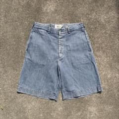 RRL コットン リネン デニム ショーツ ダブルアールエル ラルフ