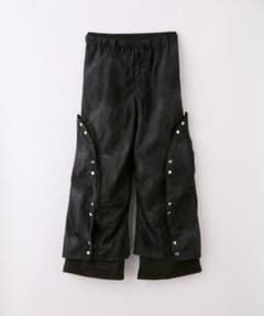 GRANCY ボタンレイヤードデザインナイロンパンツ M sizeのサムネイル