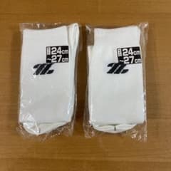野球　ソックス　ZETT  白のサムネイル