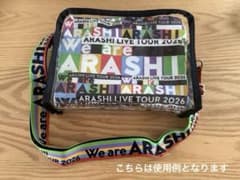 We are ARASHI 嵐 ライブ ショルダー用 クリアバック 即日発送可