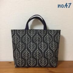 no.４７  トートバッグ  ハンドメイドのサムネイル